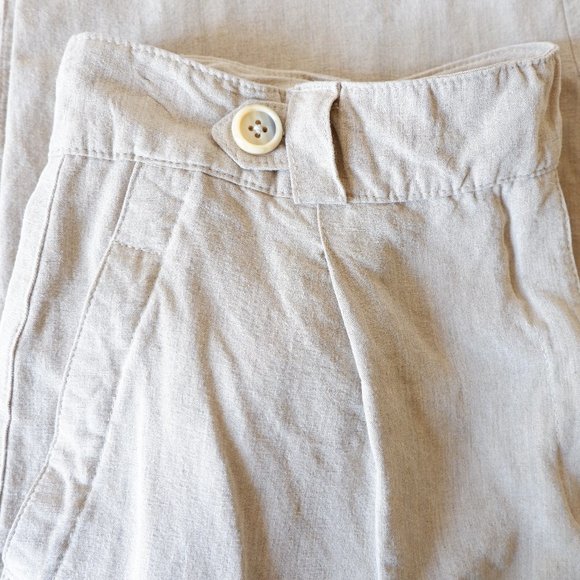 Linen High Waist Pants made in 🇮🇹 - Picture 1 of 10